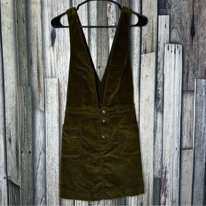 Free People Olive Green Mini Dress